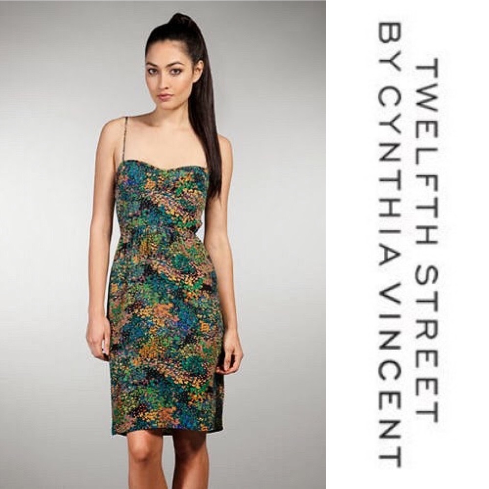 Twelfth Street Silk Floral Dress EUC & Lovely! 🌸